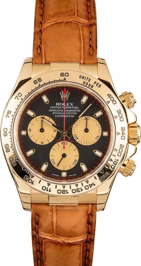 Rolex daytona vintage leather strap